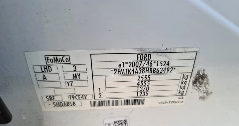 Ford EDGE cena 80900 przebieg: 190000, rok produkcji 2017 z Zamość małe 121